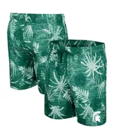 Men's Colosseum Green Michigan State Spartans What Else is New Swim Shorts