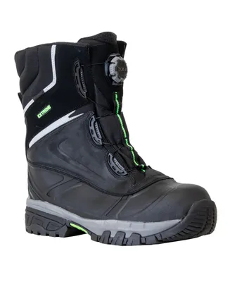 RefrigiWear Men's Waterproof Anti-Slip Extreme Pac Boots with Boa Fit System For Lacing