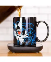 Uncanny Brands Marvel Venom Mug Warmer with Mug – Keeps Your Favorite Beverage Warm - Auto Shut On/Off