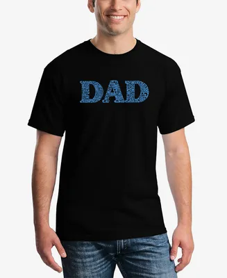 La Pop Art Dad Men's Word Short Sleeve T-shirt