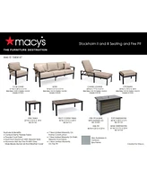 Closeout! Stockholm Outdoor Sofa with Outdura Cushions, Created for Macy's