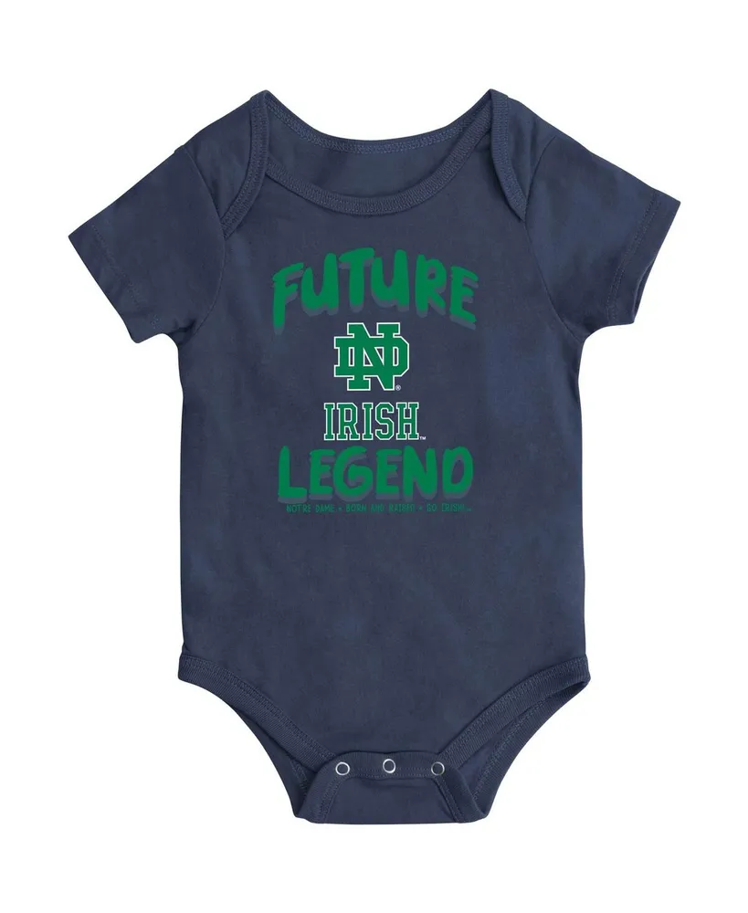 Newborn and Infant Boys and Girls Colosseum Navy Notre Dame Fighting Irish Core Bodysuit