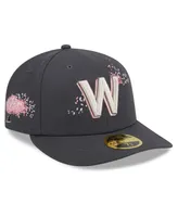 Men's New Era Graphite Washington Nationals City Connect Low Profile 59FIFTY Fitted Hat