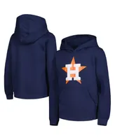 Big Boys and Girls Navy Houston Astros Team Primary Logo Pullover Hoodie