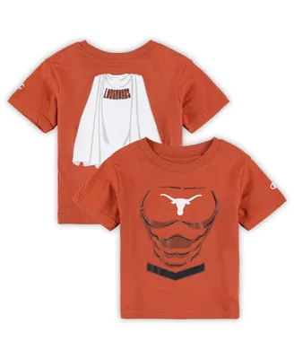 Toddler Boys and Girls Champion Texas Orange Texas Longhorns Super Hero T-shirt