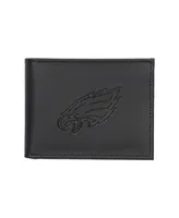 Men's Black Philadelphia Eagles Hybrid Bi-Fold Wallet