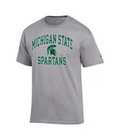 Men's Champion Heather Gray Michigan State Spartans High Motor T-shirt