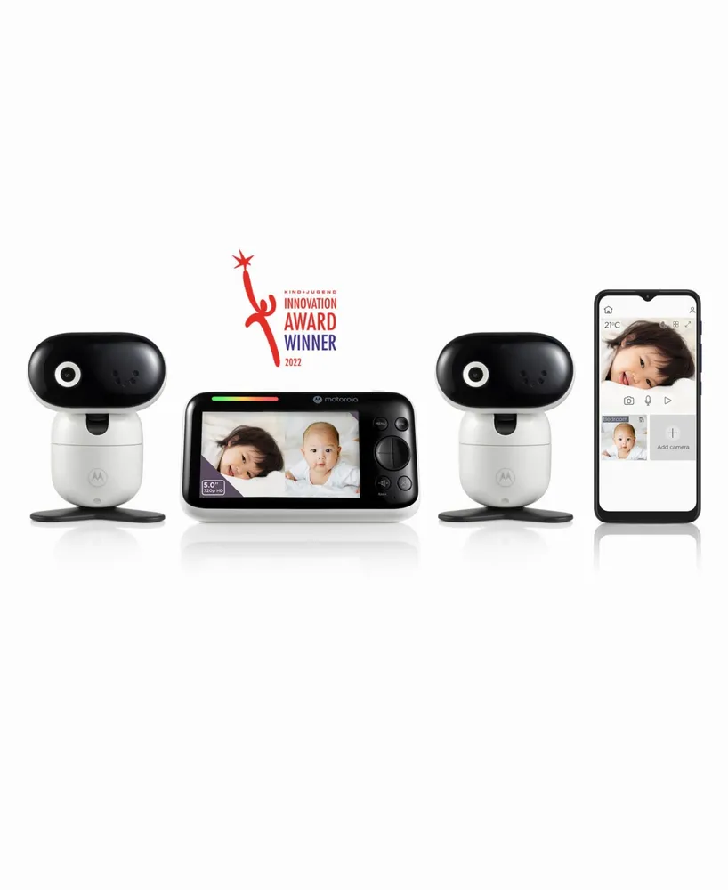 Motorola Connect 5.0" Wi-Fi Hd Motorized Video Baby Monitor, 2 Camera Set