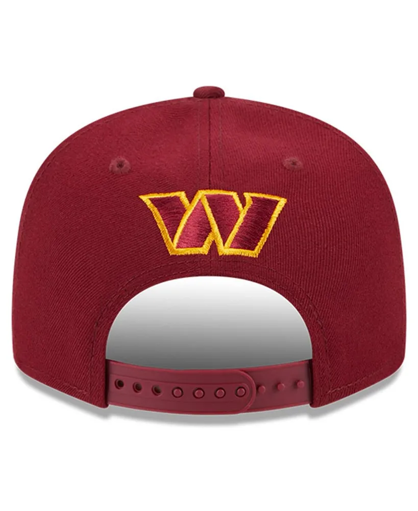 Men's New Era Burgundy Washington Commanders 2023 Nfl Draft 9FIFTY Snapback Adjustable Hat