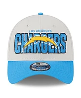 Men's New Era Stone, Powder Blue Los Angeles Chargers 2023 Nfl Draft 39THIRTY Flex Hat