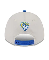 Men's New Era Stone, Royal Los Angeles Rams 2023 Nfl Draft 9FORTY Adjustable Hat