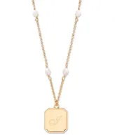 brook & york 14K Gold-Plated Quincy Personalized Initial Pendant - Gold