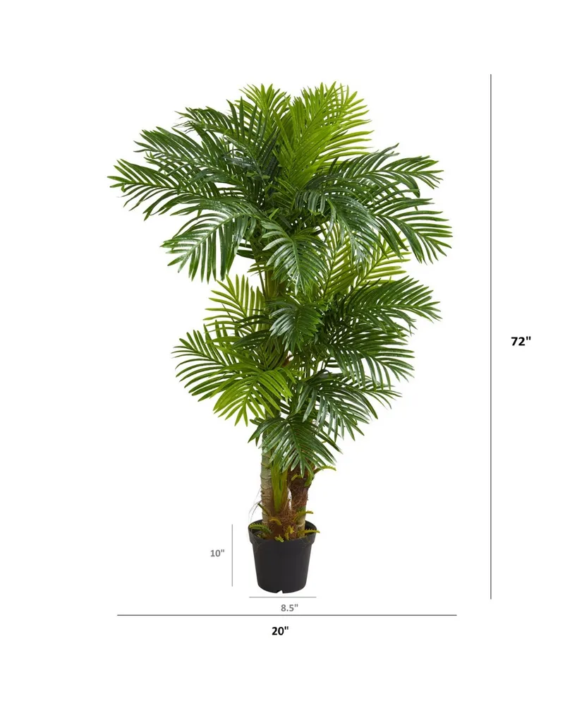 Nearly Natural 6' Hawaii Artificial Palm Tree