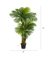 Nearly Natural 6' Hawaii Artificial Palm Tree