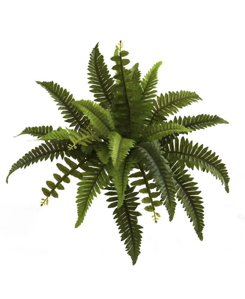 Nearly Natural 14" Boston Fern Artificial Plant, Set of 6