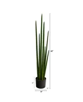 3.5' Sansevieria Snake Artificial Plant