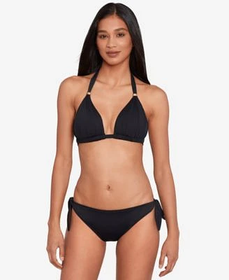 Lauren Ralph Lauren Womens Beach Club Solid Molded Cup Halter Bikini Top Bottoms