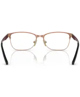 Vogue Eyewear Women's Square Eyeglasses, VO3940 54 - Top Bordeaux, Rose Gold