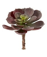 Nearly Natural 5" Echeveria Succulent Plant, Set of 12