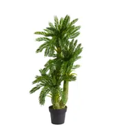 Nearly Natural Triple Potted Cycas Artificial Plant