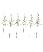 Nearly Natural 48" Night Willow Artificial Flower Stems, Set of 6