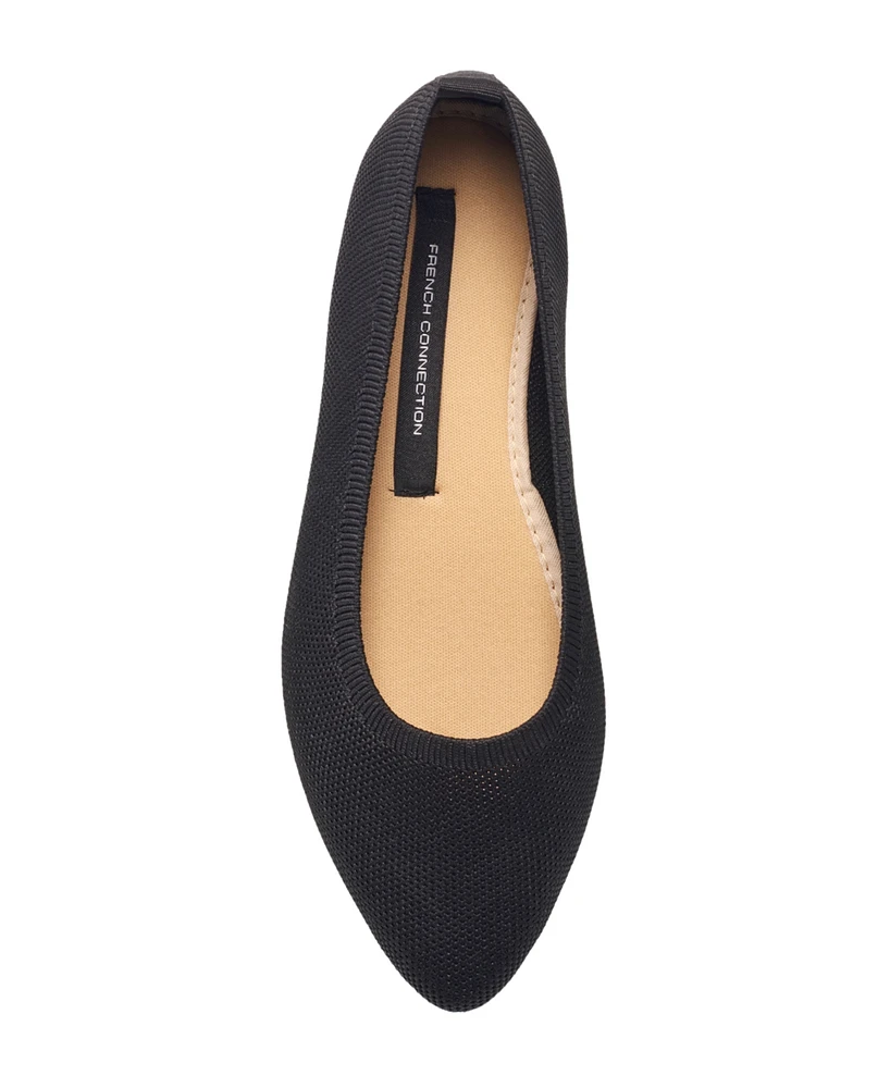 French Connection Women's Caputo Round Toe Ballet Flats