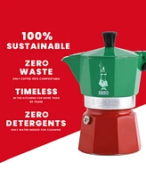 Bialetti Moka Express Ml Cups Tricolore Coffeemaker