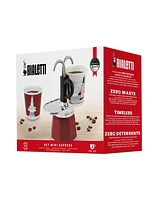 Bialetti Set Mini Express "R" Magritte Plus 2 Bicc. 2.8 Oz Coffeemaker