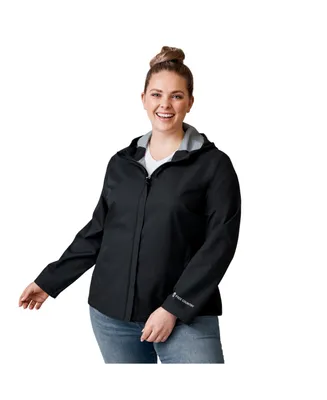 Free Country Plus Size X2O Packable Rain Jacket