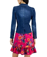 I.n.c. International Concepts Women's Puff-Sleeve Blazer, Created for Macy's