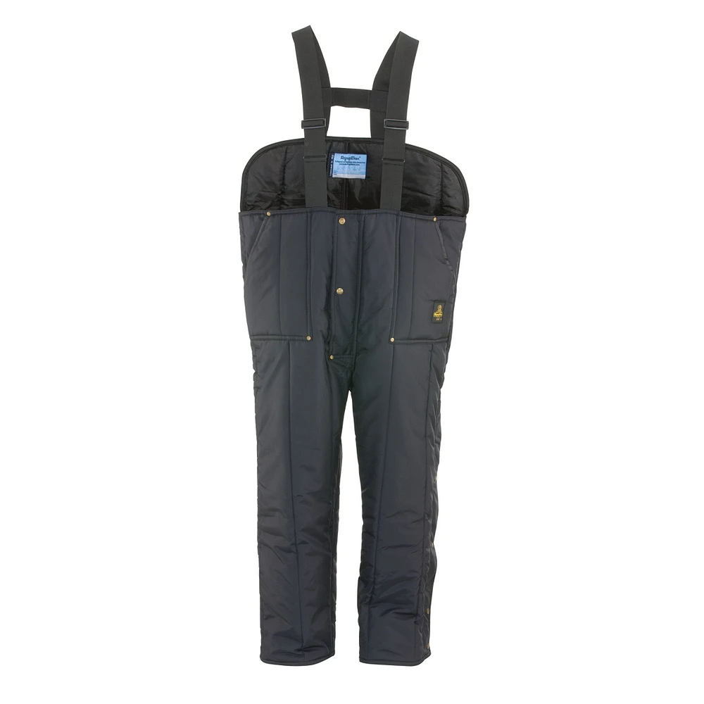 RefrigiWear Men's Iron-Tuff Insulated Low Bib Overalls -50F Cold Protection