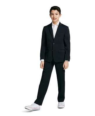 Calvin Klein Little Boys Stretch Performance Suit Jacket and Pants, 2-Piece Set