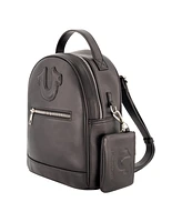 True Religion Women's Horseshoe Motif Backpack and Coin bag