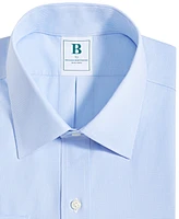 B by Brooks Brothers Men's Regular Fit Non-Iron Micro-Houndstooth Dress Shirt