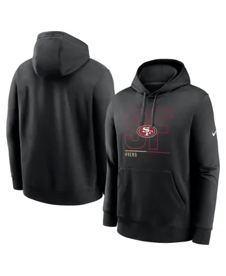Men's Nike Black San Francisco 49ers City Code Club Fleece Pullover Hoodie