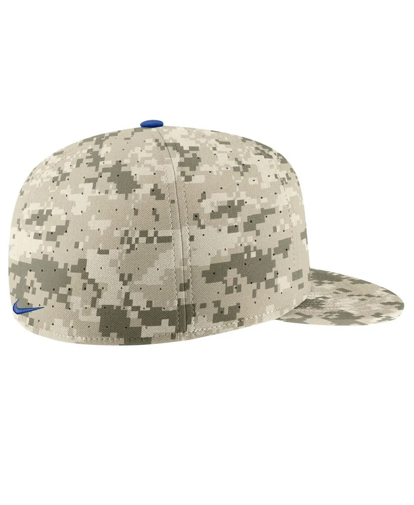 Men's Nike Camo Boise State Broncos Aero True Baseball Performance Fitted Hat