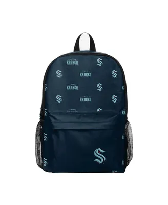 Youth Boys and Girls Foco Seattle Kraken Repeat Logo Backpack