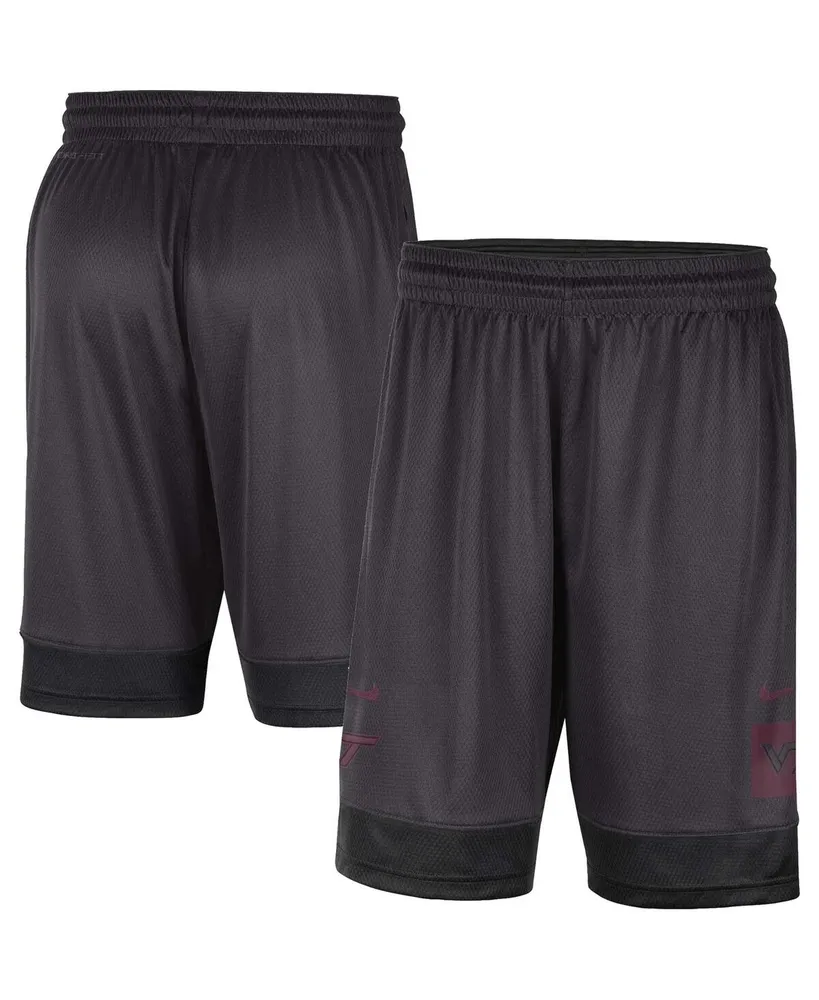 Men's Nike Charcoal Virginia Tech Hokies Performance Fast Break Shorts