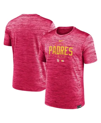 Men's Nike Pink San Diego Padres City Connect Velocity Practice Performance T-shirt