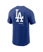 Men's Nike Royal Los Angeles Dodgers Over the Shoulder T-shirt