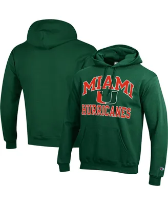 Men's Champion Miami Hurricanes High Motor Pullover Hoodie