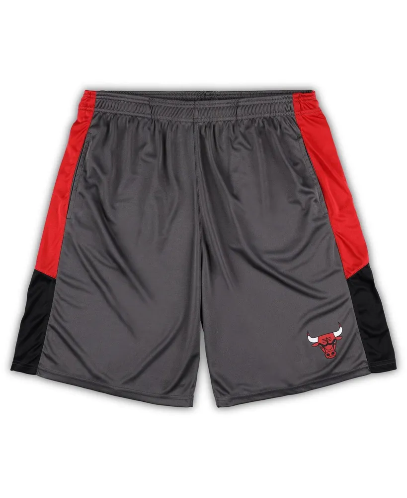 Men's Fanatics Gray Chicago Bulls Big and Tall Shorts