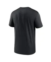 Men's Nike Black Chicago White Sox Big and Tall Logo Legend Performance T-shirt