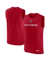 Men's Nike Red Tampa Bay Buccaneers Muscle Trainer Tank Top