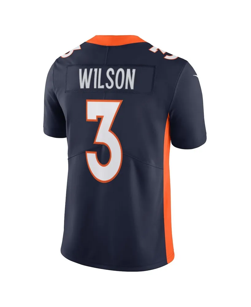 Men's Nike Russell Wilson Navy Denver Broncos Alternate Vapor Limited Jersey
