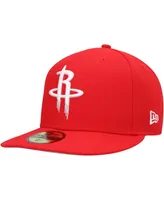 Men's New Era Red Houston Rockets Stateview 59FIFTY Fitted Hat