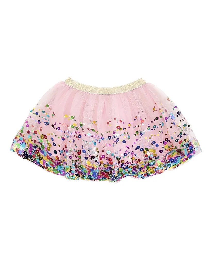 Sweet Wink Little and Big Girls Pink Confetti Tutu Skirt