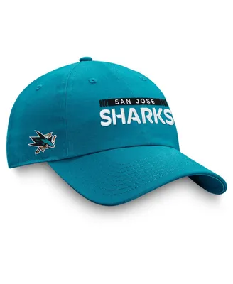 Men's Fanatics Teal San Jose Sharks Authentic Pro Rink Adjustable Hat