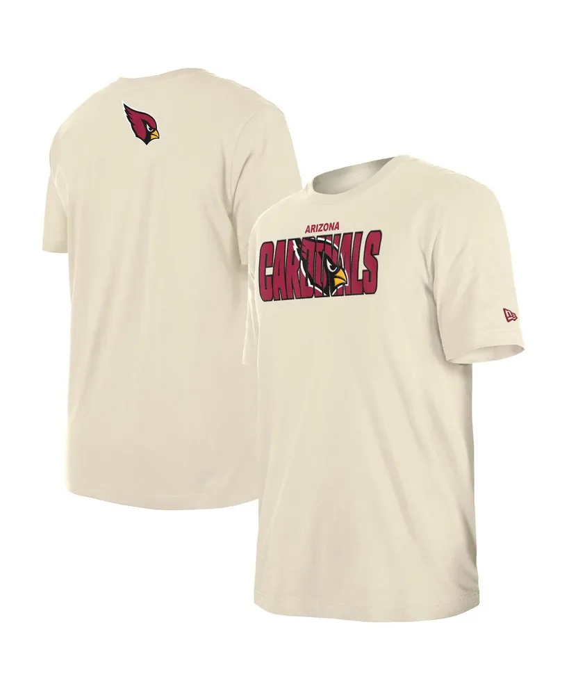 Men's New Era Cardinal Arizona Cardinals Combine Authentic Split Line Long Sleeve T-Shirt