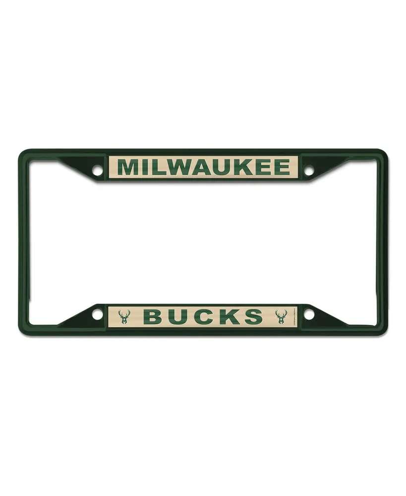 Wincraft Milwaukee Bucks Chrome Color License Plate Frame